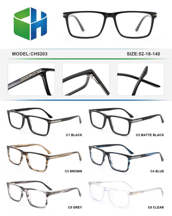 Оправа пластиковая из ацетата с флексом CH5203-DA