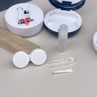 Kit for soft contact lenses (Kits for contact lenses) XF008BearPenguin