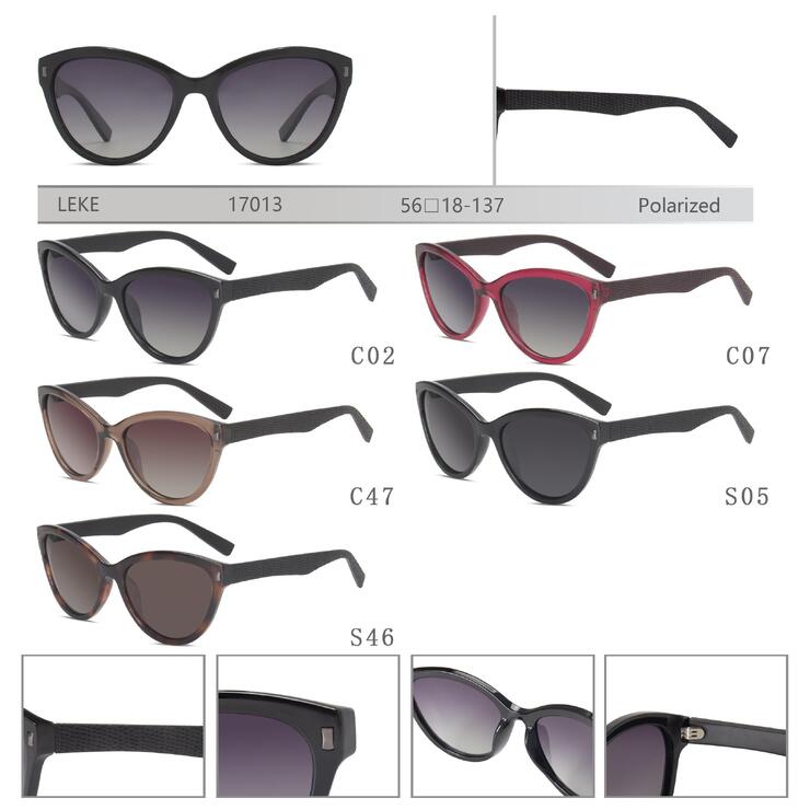 Polarized plastic sunglasses for women Leke LK17013