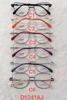 Metal frame for glasses with spring hinges Defile D1241AJ