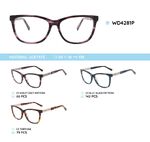 Plastic acetate eyeglasses frame for women WD4281P