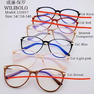 Metal + TR90 ultrathin women's frames with spring hinges Wilibolo LS1017