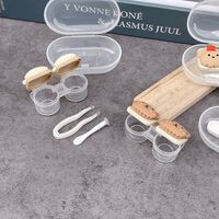 Mini soft contact lens XY-134翻盖笑脸熊