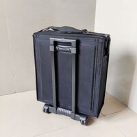Mobile box (suitcase, trunk, organizer, display case) on wheels for frames and glasses for 108 slots JS-C230401
