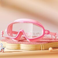 Swimming waterproof anti-fog goggles for kids, with earplugs, nose clip, box, 7005-YU