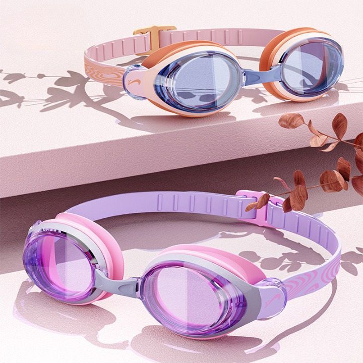 Swimming childrens (3-14 yers) waterproof anti-fog goggles AK9600-YU