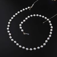 Metal non-slip chain, with pearl, for glasses and masks GL892