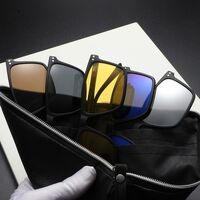 TR90/PC plastic frame + 5 polarized sun protection magnet clip-on set + leather bag El Dorado EL2359A