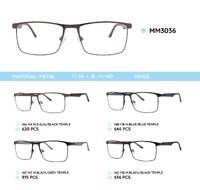 Metal men's frames for glasses MM3036