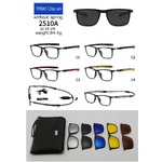 Оправа El Dorado с комплектом поляризационных солнцезащитных насадок (клипон) на магните 2510A (5 штук)