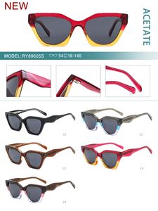 Солнцезащитные поляризационные пластиковые очки из ацетата RY89605S