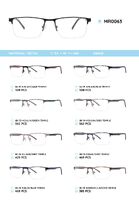 Металлическая оправа с дужками из материала TR-90 MR0063