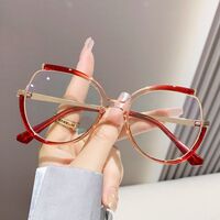 Очки комбинированные (пластик+металл) женские с защитой от синего света 7196-PN