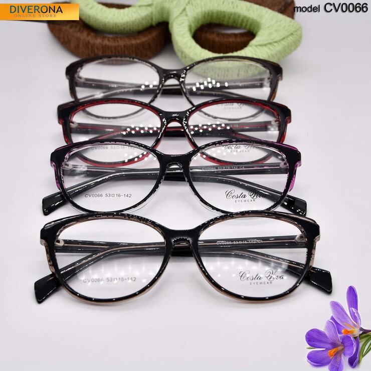 Plastic eyeglass frames Costa Viva CV0066