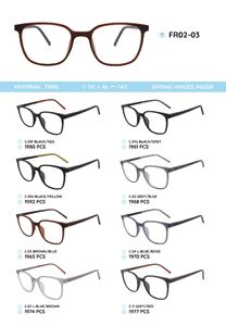 Оправа для очков пластиковая из материала TR90 FR02-03