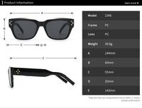 Plastic square sunglasses Elit 2345-EL