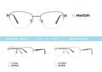 Metal women's frame for glasses MW3091