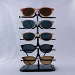 Стойка для очков пластиковая настольная на 5 мест 可拆卸001 (XY-D-05)