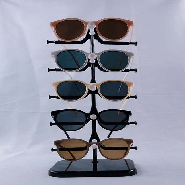 Plastic tabletop glasses stand for 5 slots 可拆卸001