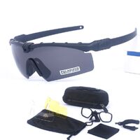 Очки защитные противоударные тактические +3 насадки 战术-3.0套装