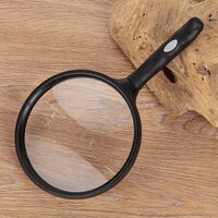 Magnifier, magnifying glass with handle 89080-XX, diameter: 128mm, magnification: 3X