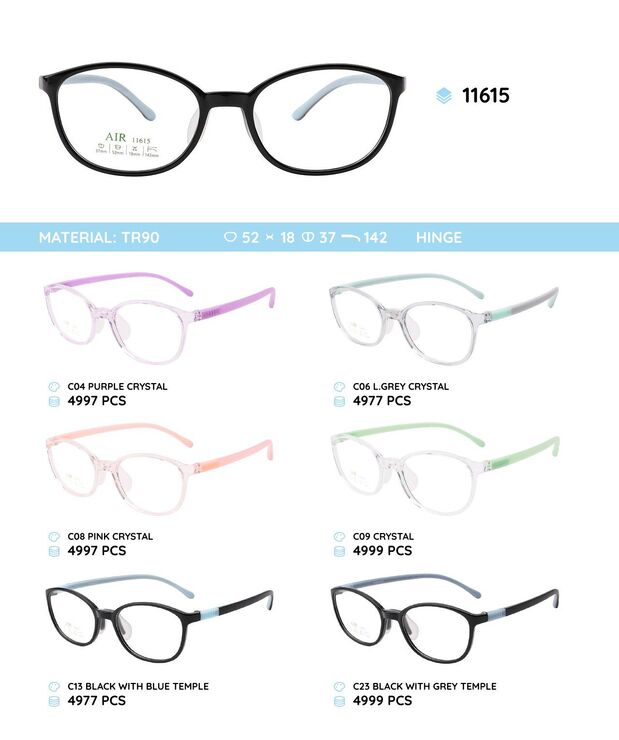 TR-90 plastic frames for kids 11615