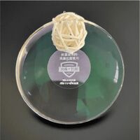 Тонкие оптические линзы из пластика 1.67 Blue Cut, Ø70 мм, D:0~-13, защита от синего света, с зелёным бликом