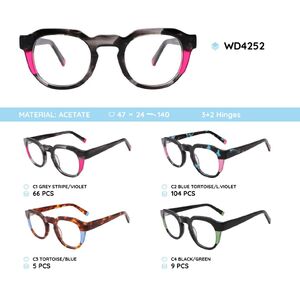 Plastic acetate eyeglasses frame for women WD4252
