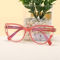 Plastic frame with anti-blue light protection lenses, with spring hinges Elit 6593-EL