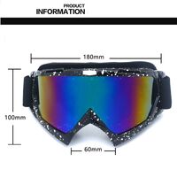Safety shockproof sports goggles X600-黑白点