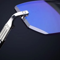 Metal rrimless eyeglasses for reading P7030D (KY6021-8045), diopters from +1.00 to +4.00, PD62-64