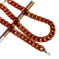 Полупрозрачная акриловая цепочка для очков, разные цвета GB074