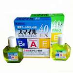 Японские  глазные капли с витаминами Lion Smile 日本原装进口狮王smile40EX眼药水缓解眼部疲劳 滴眼液