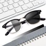 Очки фотохромные полуободковые с защитой от синего света KY855