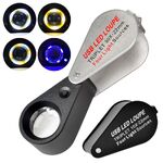 Лупа складная с универсальной подсветкой 7808-1-XX, диаметр: 22 мм, увеличение: 10X, 20X, 30X