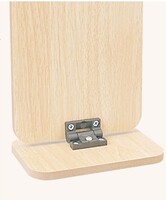 Table mirror for optics salon with yellow tint 16*22 cm