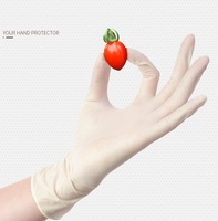 Medical rubber gloves 0110-W-7788 (set of 100 pieces)