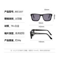 Plastic + metal square sunglasses for men Elit 3207-EL