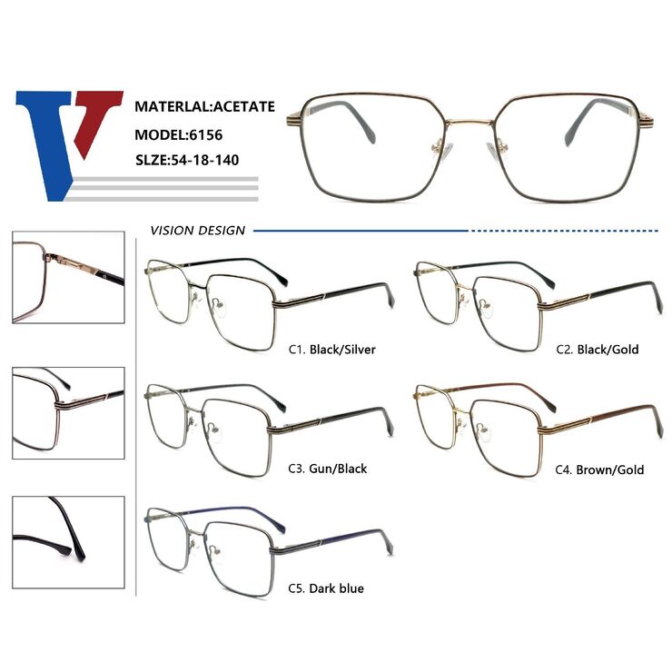 Оправа металлическая с флексом CH6156-DA