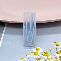 Мини-набор для мягких контактных линз - пинцет + присоска C-007镊子套装