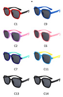Polarized silicone sunglasses with UV400 protection for kids T11041