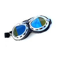 Safety shockproof sports goggles 风镜-哈雷银框-直角