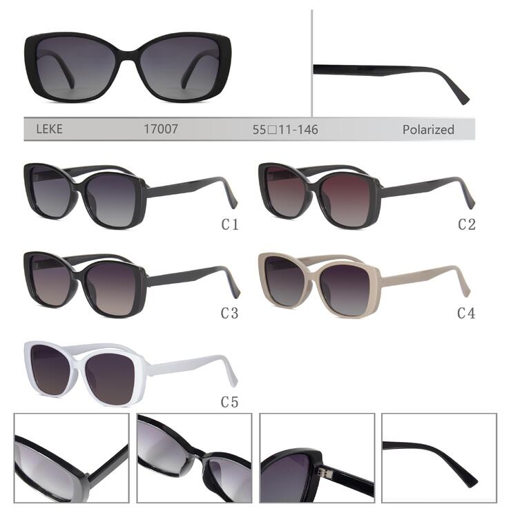 Polarized plastic sunglasses for women Leke LK17007