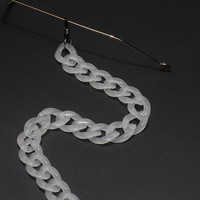 Metal glasses chain with acrylic stars GB112