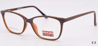 Plastic frames for glasses TR-90 + CA material (flex hinges) FOCUS FCS012