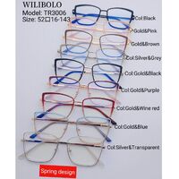 Оправа металл + TR90 ультратонкая с флексом Wilibolo TR3006