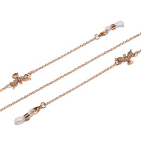 Металлическая цепочка для очков и масок с кулоном 