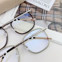 Оправа гибридная, металл + TR90, линзы с Blue Block покрытием SANTA 00103