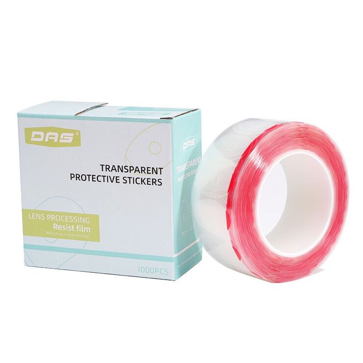 Lens blocking pads (Velcro, slippers, anti-slip pads), with red edge, 1000 pcs