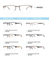 Металлическая оправа с дужками из материала TR-90 со встроенным флексом MR1023